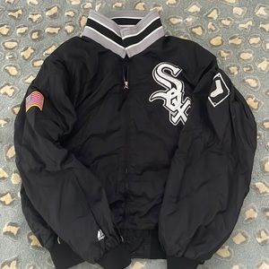 Authentic MLB player majestic Chicago White Sox Game jacket. Size XL